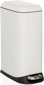 HJH Office 20l CLEAN SLIM Abfalleimer rechteckig mit Step-On 56x34x22 cm (741108)