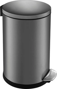 Trend Line Treteimer Luna 20 L Edelstahl black Anti-Fingerprint (655400864)