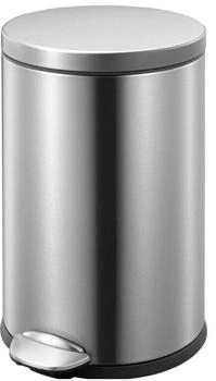 Trend Line Treteimer Luna 12 L Edelstahl gebürstet Anti-Fingerprint - [GLO655400861]