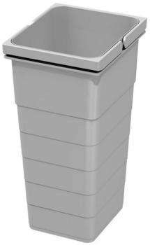 Sotech eins2vier Abfallsammler Höhe: 330 mm Volumen 11,5 Liter 205 x 229 mm alugrau 5072 Abfalleimer Abfalltrenner von (108034)