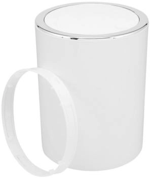 bremermann Kosmetikeimer , - SAVONA - rund, 5,5 Liter, weiß, Weiss (90176)