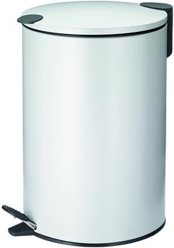 Kela 10641 Treteimer mit Inneneimer 12L Metall Mats, Weiß