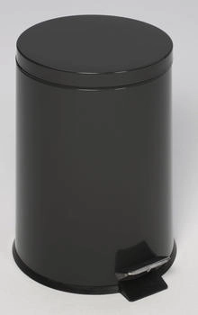 Proregal Robuster Tretabfallsammler mit Fußpedal & Inneneimer mit Griff | 12 Liter 40x25x25cm Anthrazit | - grau RVA82-08