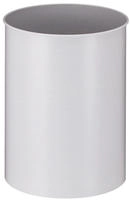 PROREGAL Stillvoller runder Metall Papierkorb | 15 Liter, Hx&Oslash; 30,5x25,5cm |...