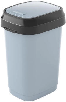Curver KIS Abfallbehälter, Kunststoff, grau/anthrazit, 10 Liter (8075000 0307 01)