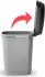 Curver KIS DUAL SWING , 25 Liter 8076000030612 , Farbe: schwarz / grau