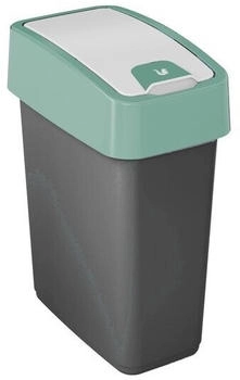 keeeper Premium Abfallbehälter mit Flip-Deckel, Soft Touch, 10 l, Magne, Nordic Green (1060331500000)