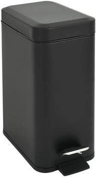 Svita STM5 Treteimer 5l inkl. Inneneimer Softclose-Deckel Schwarz (94633)