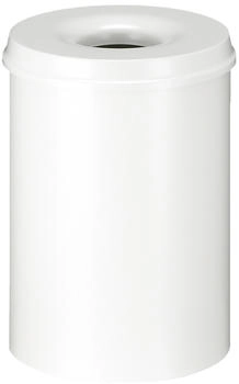 Brabantia Feuerlöschender Papierkorb 30 Liter - Weiß