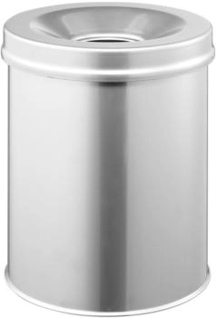 DURABLE Abfallsammler Safe rund 15l silber 330523 silber 15l