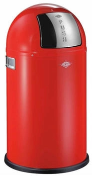 Wesco Abfallsammler PUSHBOY JUNIOR 175531-02 in ROT mit 22 Liter Volumen / Ab...