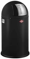Wesco M&uuml;lleimer Pushboy Junior, schwarz matt, aus Metall, 22 Liter