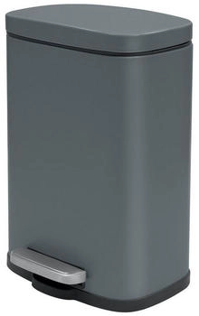 Spirella Dunkelgrau Kunststoff 12 L 19.3x37.9x28 cm Badaccessoires Waschplatzzubehör Kosmetik- &