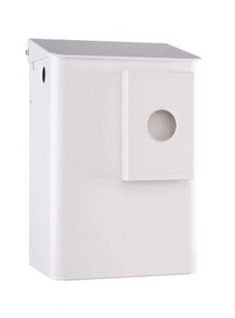 All Care MediQo-line Sanitärbehälter 6 L mit Polybeutelhalter mit Deckel Hygienebeutelhalter für Polybeutel