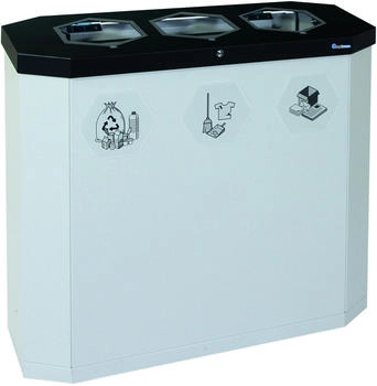 stumpf Abfallbehälter Sixco 1 touchless ultramarinblau-metallic inkl. Ladegerät
