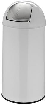 HJH Office 35l PUSH35l Abfalleimer rund mit Schwingdeckel 66x30x30 cm (741006)