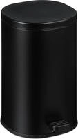 Relaxdays M&uuml;lleimer Bad, 5 Liter, Kosmetikeimer Mit Soft-close, Matte Optik,
