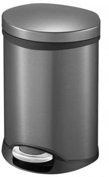 PRIMASTER Treteimer 6 l Clara anthrazit - [GLO782139353]