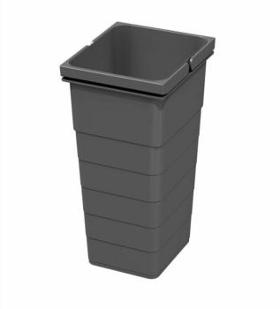 Sotech eins2vier Abfallsammler Höhe: 330 mm Volumen 11,5 Liter 205 x 229 mm dunkelgrau 5072 Abfalleimer Abfalltrenner von (AA05922)