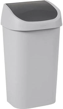 Curver Mistral Abfalleimer 50L Schaukel, Plastik, Grey, 1.1 x 1.1 cm, 8-Einheiten (VB 772969)