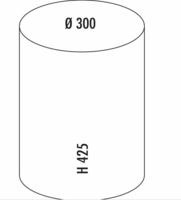 WESCO M&uuml;lleimer "116 Alpha" 1 Beh&auml;lter Tretabfallsammler, 13 Liter