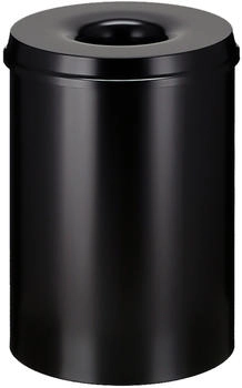 Brabantia Feuerlöschender Papierkorb 30 Liter - Schwarz