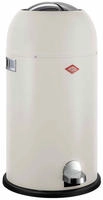 Wesco M&uuml;lleimer Kickmaster, sand matt, aus Metall, 33 Liter