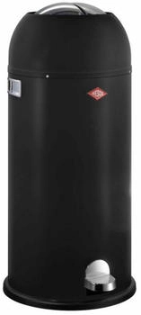 Wesco Kickmaster Maxi Abfallsammler 40 Liter schwarz matt