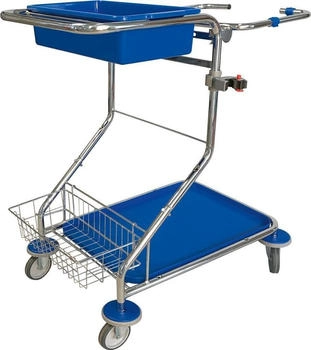 E/D/E EVO-PRODUCTS Abfallsammler verchromt 530x8550x1050mm