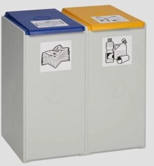 VAR Wertstoff-Sammelsystem 2000 40 Liter Zweier-Element Lieferung ohne Deckel
