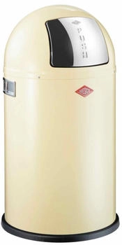 Wesco Abfallsammler PUSHBOY JUNIOR 175531-23 in MANDEL mit 22 Liter Volumen /...
