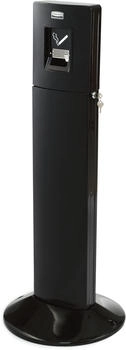Rubbermaid Standascher Metropolitan 22 x 107 x 46 cm (B x H x T) Metall schwarz