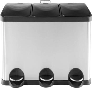 HTI-Living mit 3 Kammern Jannik 45 Liter Silber Schwarz (2222756)