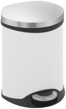 Proregal Treteimer 6L HxBxT 31,4x23,5x23,8cm Weiß weiß RVB226-02