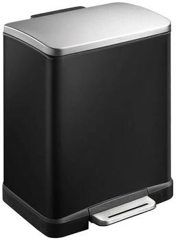 Proregal Stilvoller Rechteckiger Treteimer Mit Extra Breitem Pedal 19 Liter 44,6 x 36,6 x 31,9 cm (RVB234-14)