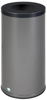 Proregal Robuster Wertstoffsammler mit abnehmbarem Deckel | 70 Liter, HxBxT 70x36,5x36,5cm | Verzinkter Stahl | Anthrazit (RVA3-03)