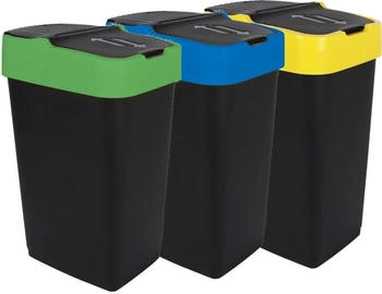 Spetebo 3er Set 18 Abfalltonne (22300)
