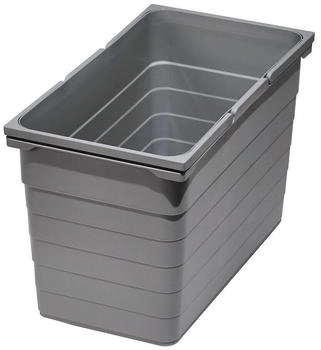 Sotech eins2vier Abfallsammler Höhe: 330 mm Volumen 25 Liter 230 x 412 mm dunkelgrau 5061 Abfalleimer Abfalltrenner von (SO85243)