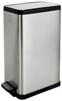 Svita - Stm18 M&uuml;lleimer Treteimer 18l Inkl. Inneneimer Softclose-deckel Silber