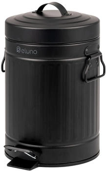 eluno Kosmetikeimer VINTAGE, Treteimer 3 Liter aus Metall (90008)