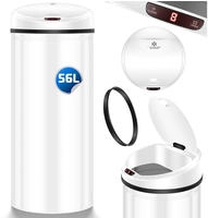 KESSER M&uuml;lleimer, Automatik Sensor M&uuml;lleimer Abfalleimer Abfall EDELSTAHL...