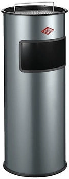 Wesco ® Standascher 30 mit Sieb, Standmülleimer, graphit