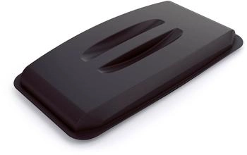 DURABLE Deckel für DURABIN ECO 60L Abfallbehälter schwarz rechteckig (1800504221)
