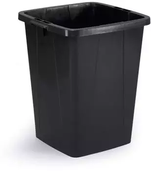 DURABLE DURABIN ECO 90 Abfallbehälter quadratisch schwarz (1800505221)