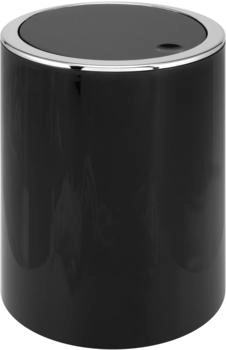 bremermann Schwingdeckeleimer Savona 5l Schwarz (HU-xI-201)