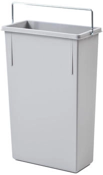 Hailo 7 L Inneneimer 1068909 signalgrau 226 x 115 x 340 mm mit Henkel