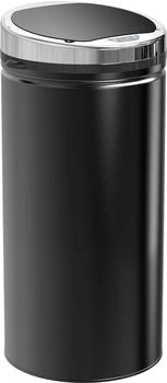 HomCom Sensor M&uuml;lleimer 42L, Elektrisch Automatischer Abfalleimer mit Deckel, Rostfrei, f&uuml;r Bad, B&uuml;ro, K&uuml;che, Esszimmer, Stahl, Schwarz