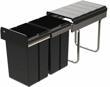 Wesco Naber Traditionline Double-Boy 410 ECO/300-2, Abfallsammelsystem, schwarz