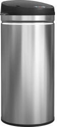 HomCom Sensor-Mülleimer-Edelstahl, Kunststoff-30,5L x 30,5B x 68H cm-Silber
