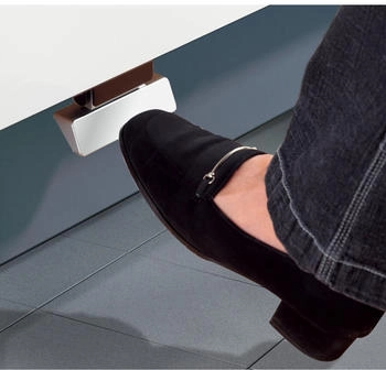 Hailo Fußhebel Kick and Go für Mülleimer mit Frontauszug, Schubladen